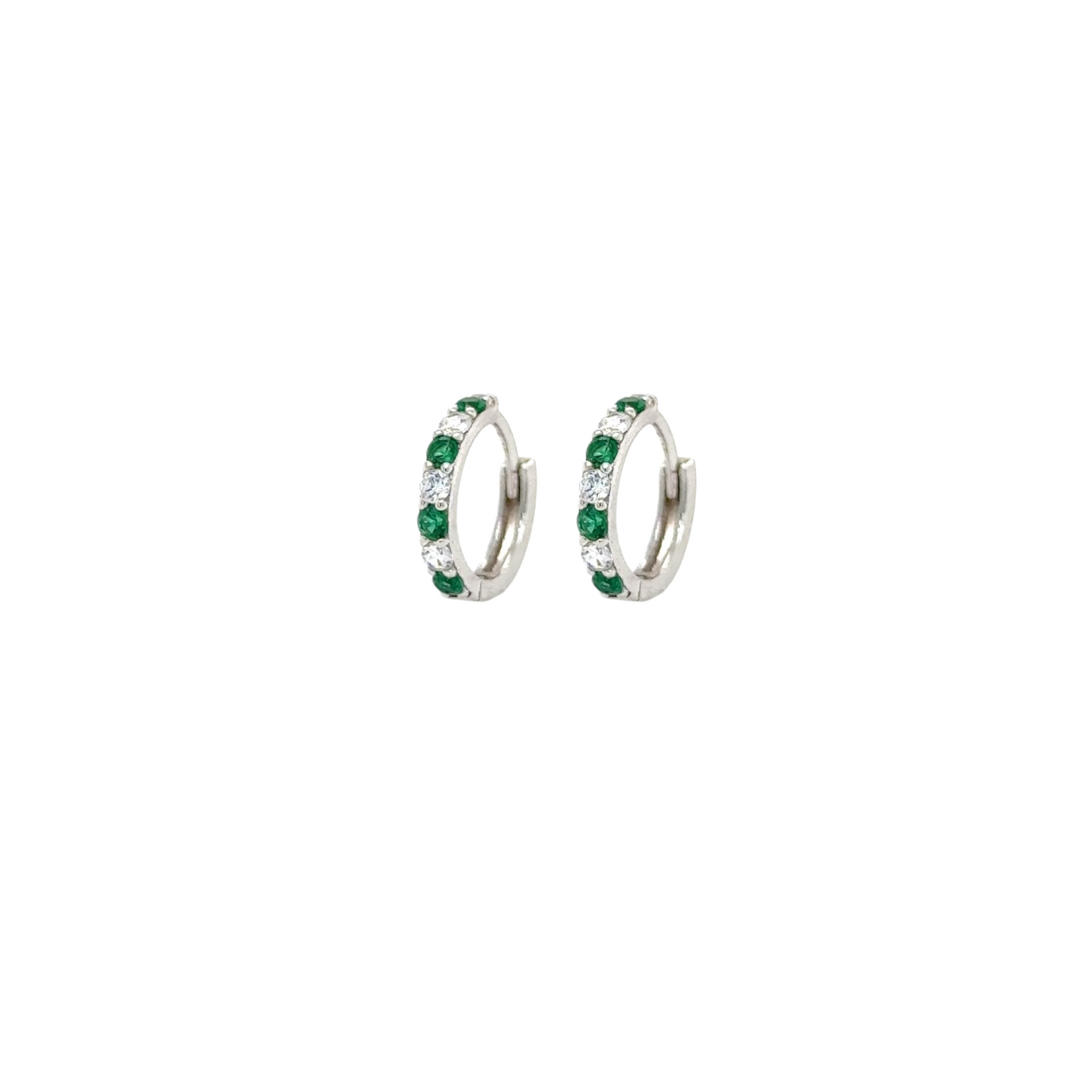 G & C SMALL SILVER HOOPS