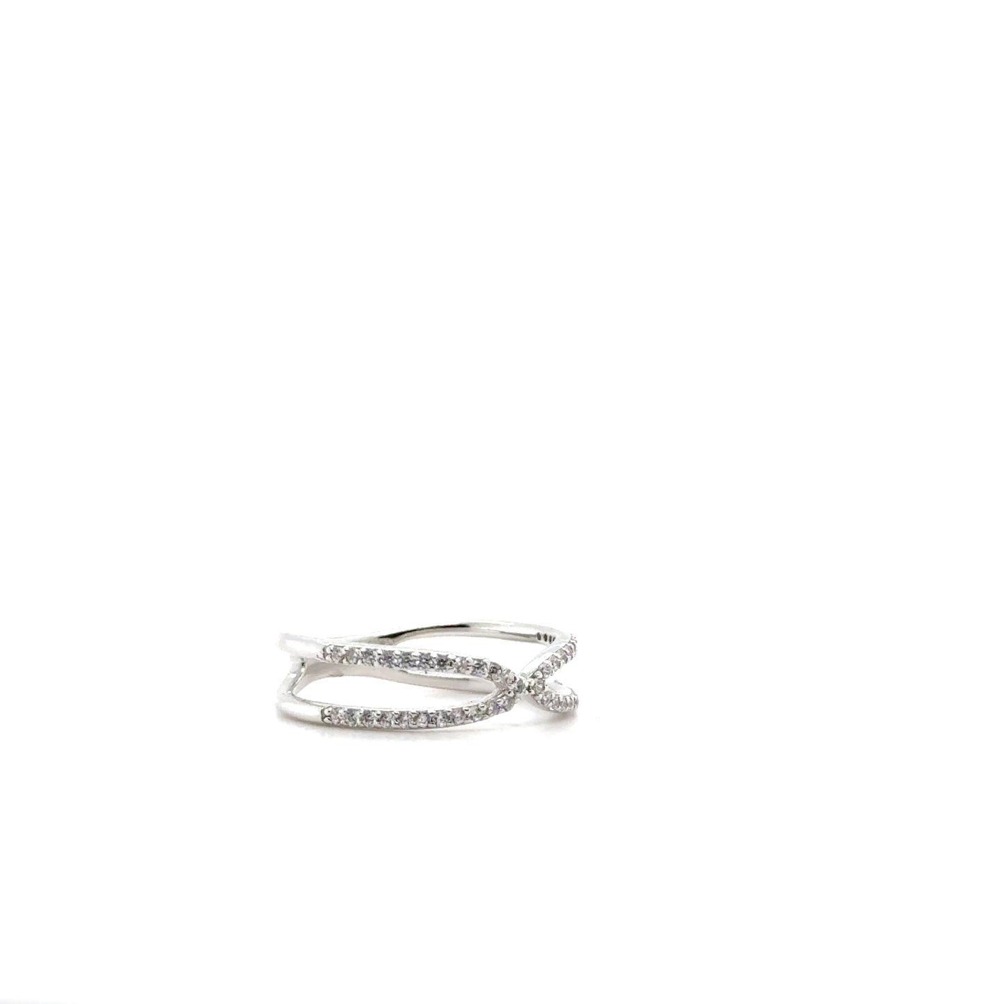 X ZZ SILVER RING