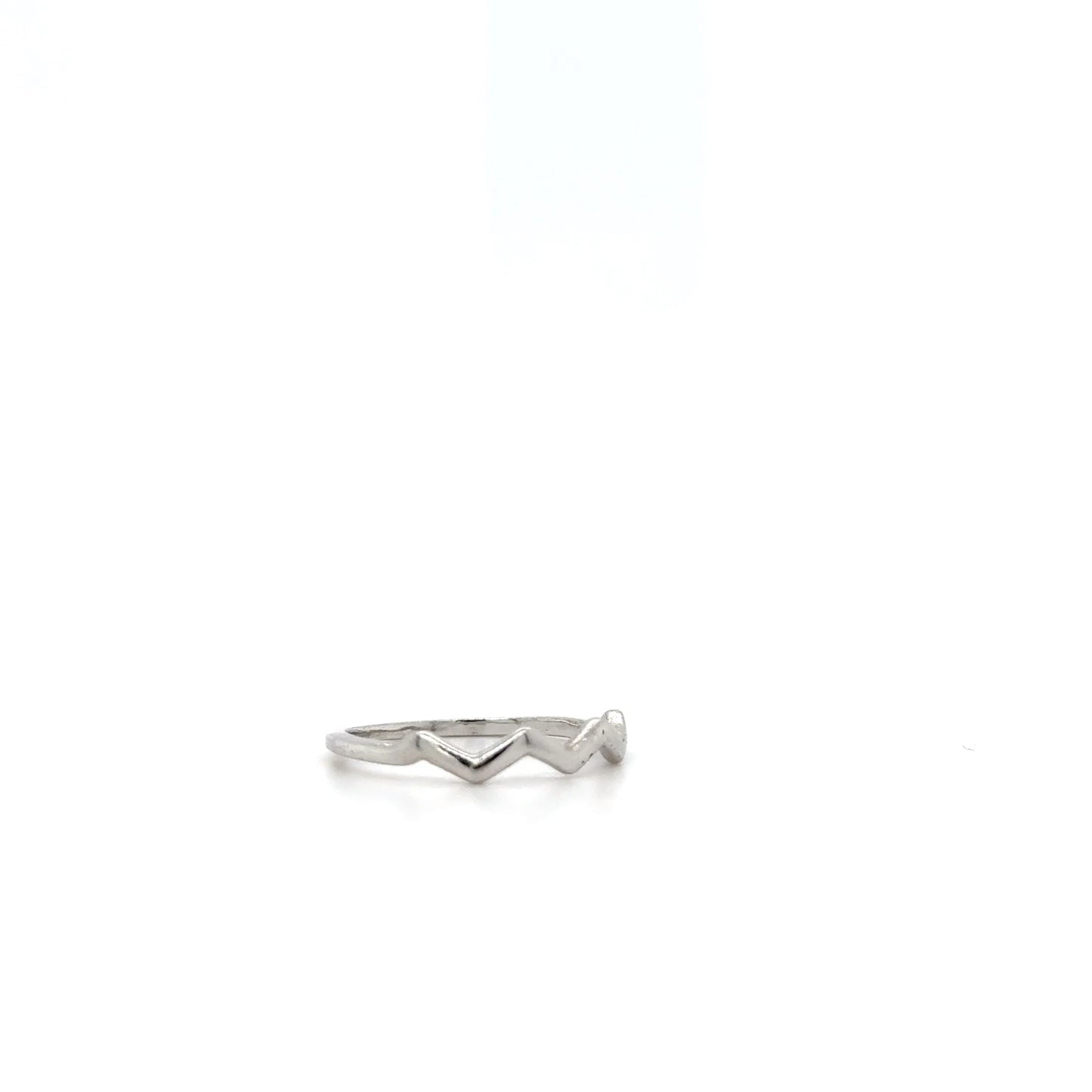 ZIGZAG SILVER RING