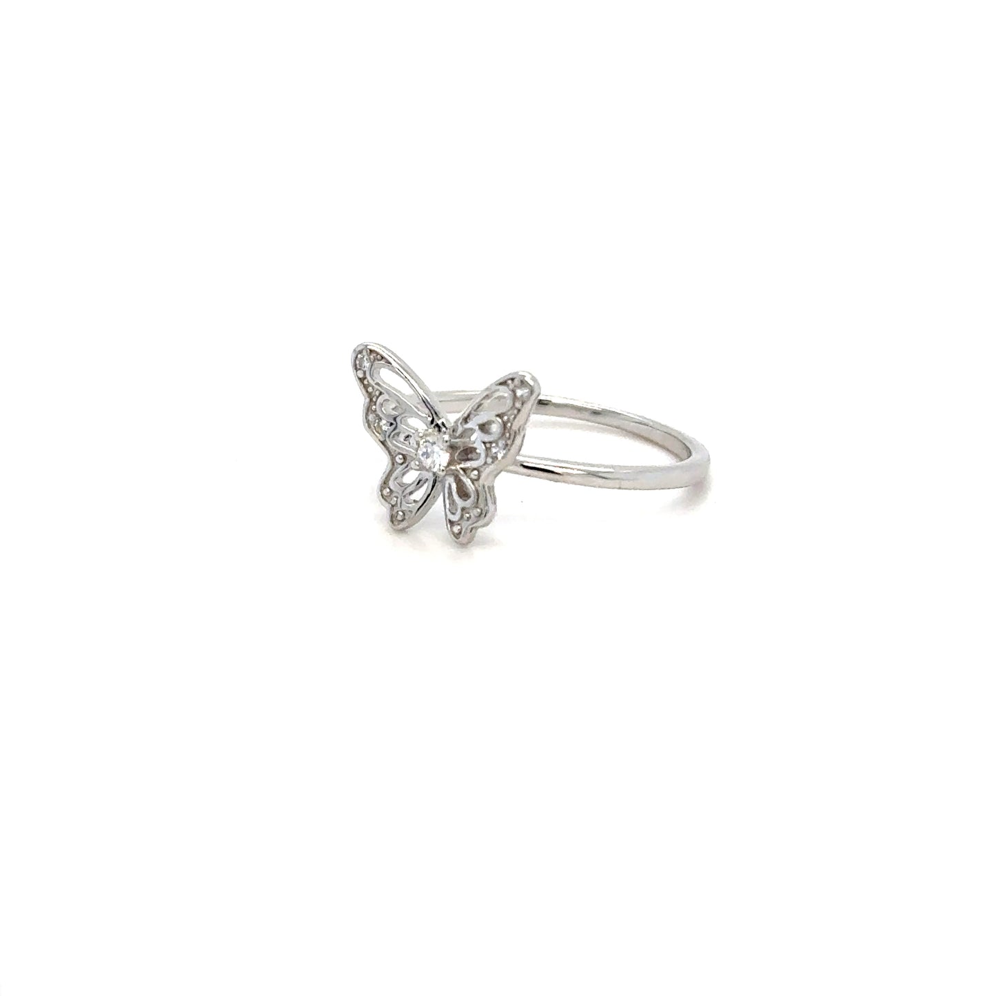 Butterfly Silver Ring
