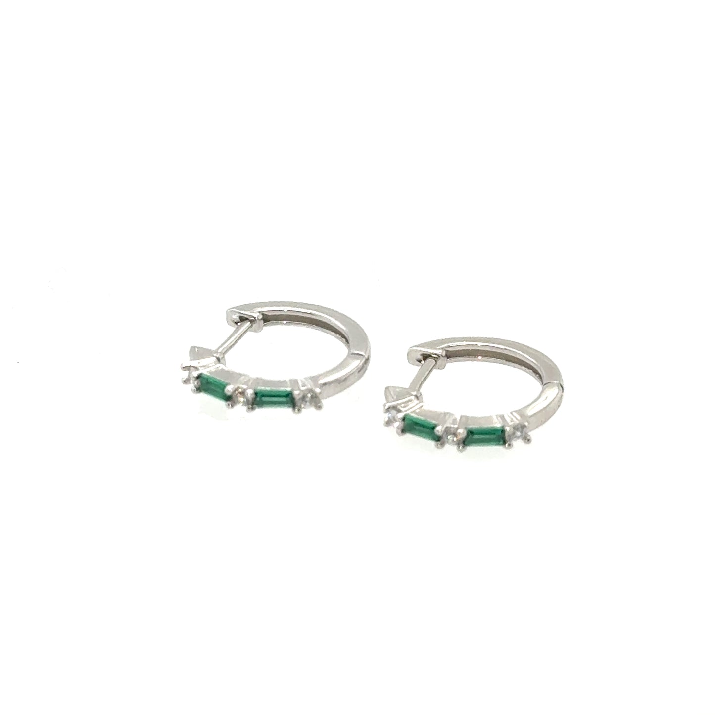 B BAGUETTE SILVER HUGGIES