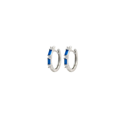 B BAGUETTE SILVER HUGGIES