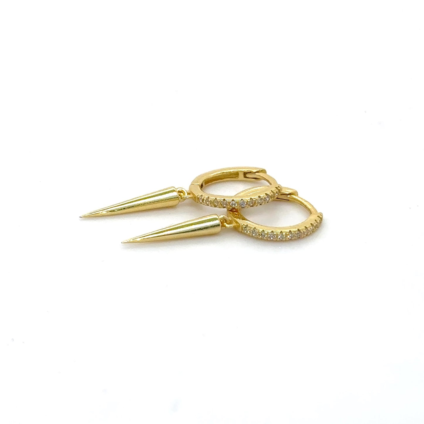 SPIKE HANGING HUGGIE GOLD