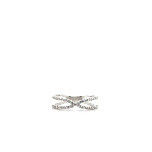 X ZZ SILVER RING