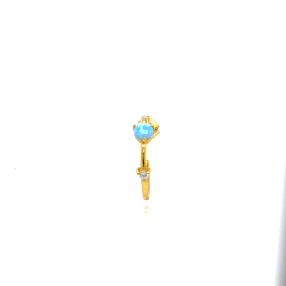 BABY BLUE OPAL GOLD