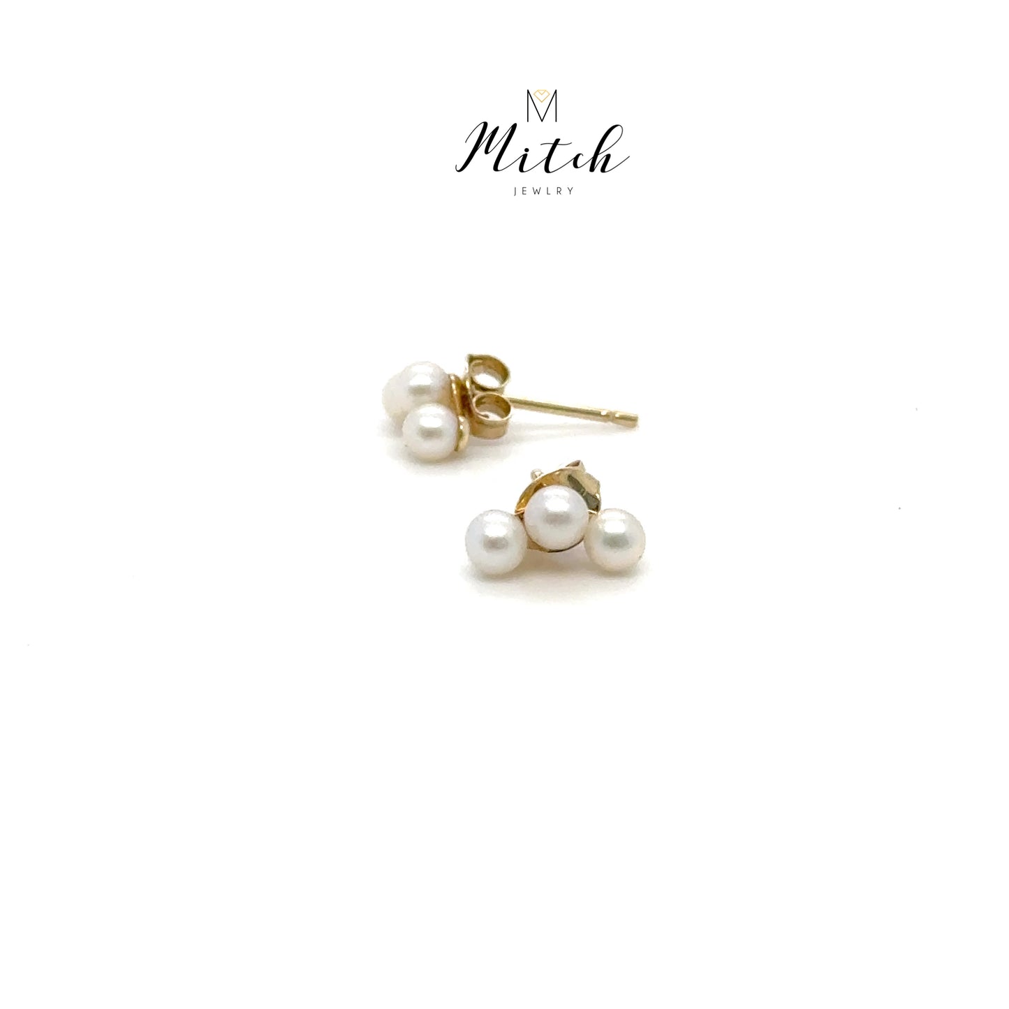 Three Pearl 14k Gold