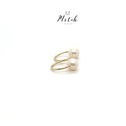 Pearl Hook 14k Gold