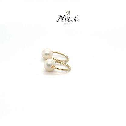 Pearl Hook 14k Gold