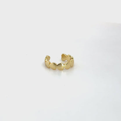 HEART SILVER CUFF