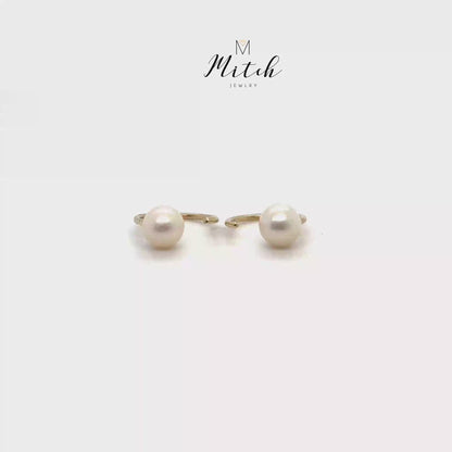 Pearl Hook 14k Gold